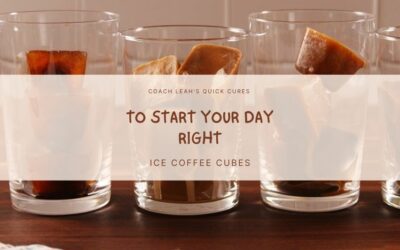 To Start Your Day Right: Coffee Ice Cubes